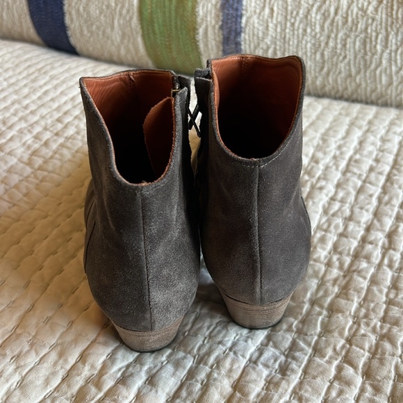 Isabel Marant Dicker Western Ankle Boots in Dark Taupe - 38 - Picture 4 of 6